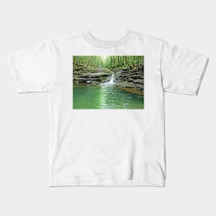 Raining At The Swimming Hole Kids T-Shirt